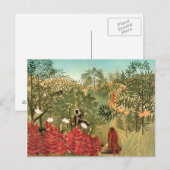 Henri Rousseau Painting Postkarte (Vorne/Hinten)