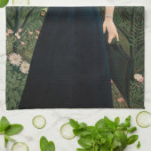 Henri Rousseau - Portrait von Madame M. Geschirrtuch (Gefaltet)