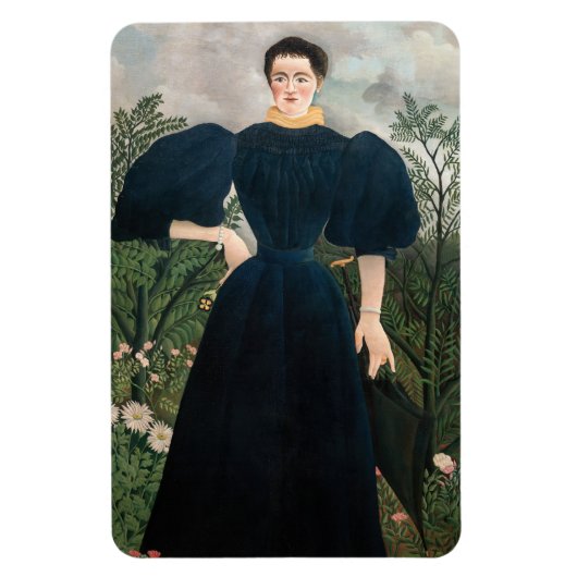 Henri Rousseau - Portrait von Madame M. Magnet (Vertikal)