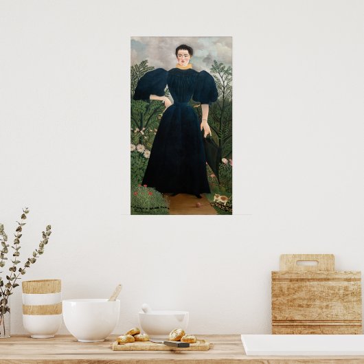 Henri Rousseau - Portrait von Madame M. Poster (Küche)