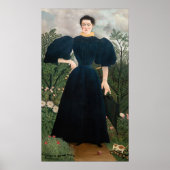 Henri Rousseau - Portrait von Madame M. Poster (Vorne)