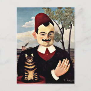 Henri Rousseau - Porträt von Monsieur X Postkarte