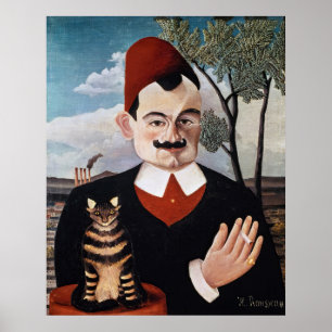 Henri Rousseau - Porträt von Pierre Loti Poster