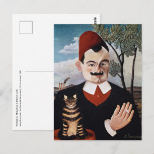 Henri Rousseau - Porträt von Pierre Loti Postkarte