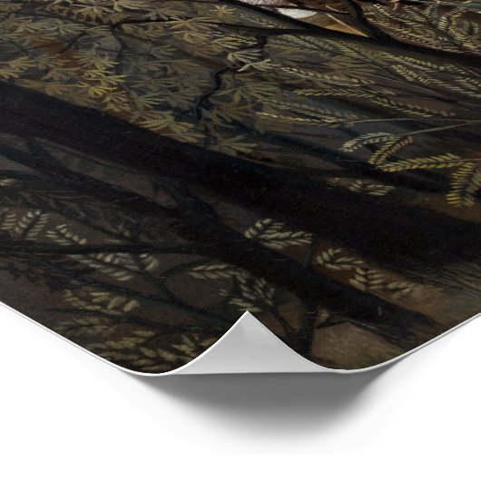 Henri Rousseau Rendezvous im Wald Poster (Ecke)