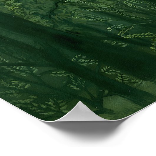 Henri Rousseau - Rendezvous im Waldposter Poster (Ecke)