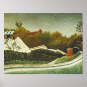 Henri Rousseau - Sägewerk, außerhalb von Paris Poster