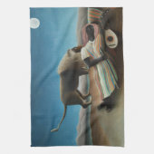 Henri Rousseau Schlafen Sinti und Roma Löwenmalere Geschirrtuch (Vertikal)