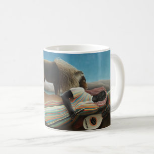 Henri Rousseau Schlafen Sinti und Roma Löwenmalere Kaffeetasse