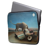 Henri Rousseau Schlafen Sinti und Roma Löwenmalere Laptopschutzhülle (Vorderseite Links)