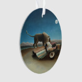 Henri Rousseau Schlafen Sinti und Roma Löwenmalere Ornament (Vorderseite)