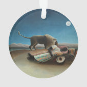 Henri Rousseau Schlafen Sinti und Roma Löwenmalere Ornament (Rückseite)