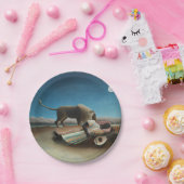 Henri Rousseau Schlafen Sinti und Roma Löwenmalere Pappteller (Party)