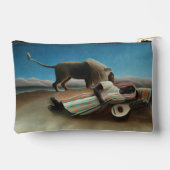 Henri Rousseau Schlafen Sinti und Roma Löwenmalere Zubehörtasche (Rückseite)