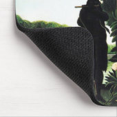 Henri Rousseau-Schlangenbeschwörer-Mausunterlage Mousepad (Ecke)