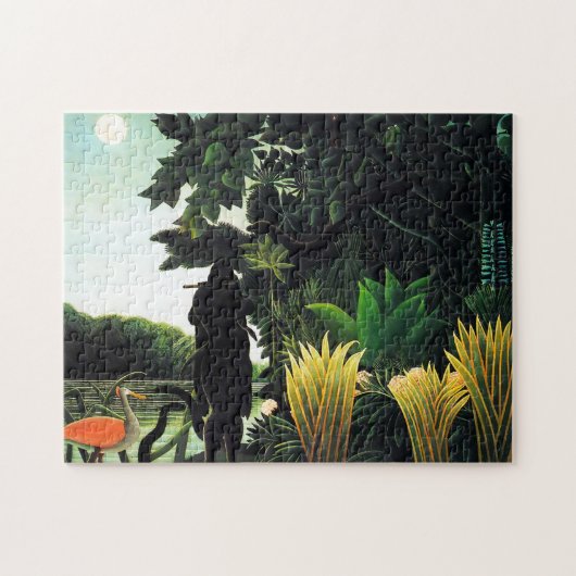Henri Rousseau-Schlangenbeschwörer-Puzzlespiel Puzzle (Horizontal)