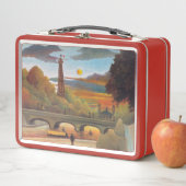 Henri Rousseau - Seine und Eiffelturm im Sonnenunt Metall Brotdose (Beispiel)