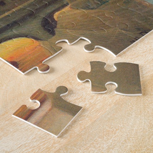 Henri Rousseau - Seine und Eiffelturm im Sonnenunt Puzzle (Seite)