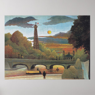 Henri Rousseau - Seine und Eiffelturm, Poster