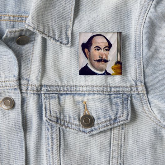 Henri Rousseau - Selbstportrait Button (Beispiel)