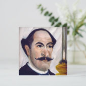 Henri Rousseau - Selbstportrait Dankeskarte (Stehend Vorderseite)
