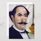 Henri Rousseau - Selbstportrait Einladung (Vorne/Hinten)