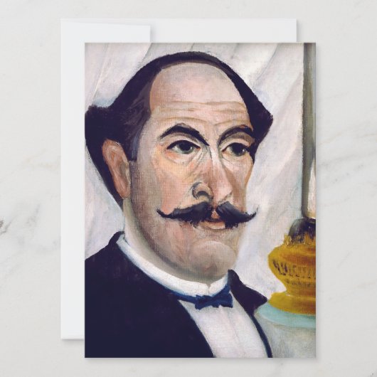 Henri Rousseau - Selbstportrait Einladung (Vorderseite)