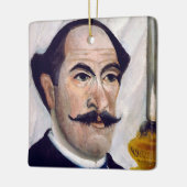 Henri Rousseau - Selbstportrait Keramikornament (Links)