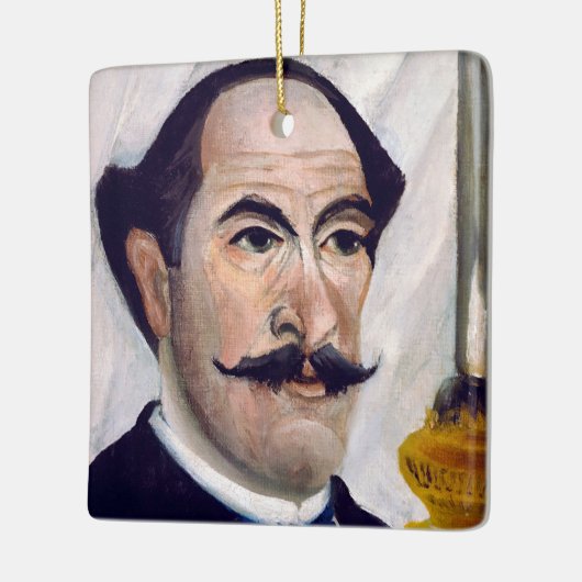 Henri Rousseau - Selbstportrait Keramikornament (Links)