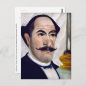 Henri Rousseau - Selbstportrait Postkarte (Vorne/Hinten)