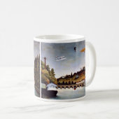 Henri Rousseau - Sevres Brücke & Hügel von Clamart Kaffeetasse (VorderseiteRechts)
