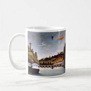 Henri Rousseau - Sevres Brücke & Hügel von Clamart Kaffeetasse