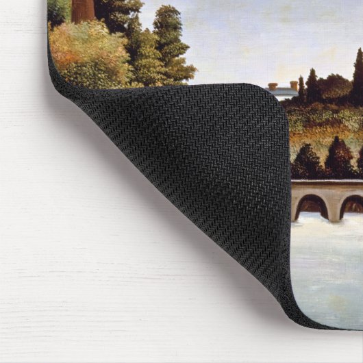 Henri Rousseau - Sevres Brücke & Hügel von Clamart Mousepad (Ecke)
