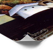 Henri Rousseau - Sevres Brücke & Hügel von Clamart Poster (Ecke)