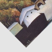 Henri Rousseau - Sevres Brücke & Hügel von Clamart Seidenpapier (Detail)