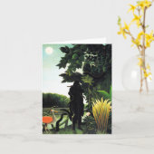 Henri Rousseau Snake Charmer Note Card Karte (Gelbe Blume)
