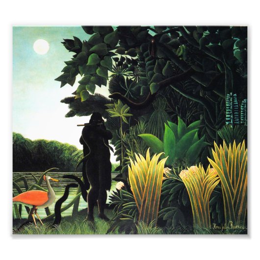 Henri Rousseau Snake Charmer Print Fotodruck (Vorne)