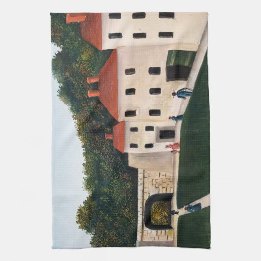 Henri Rousseau - Spaziergänge im Park Geschirrtuch (Vertikal)