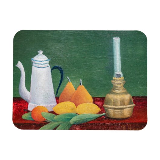 Henri Rousseau - Stillleben mit Kaffeekanne Magnet (Horizontal)