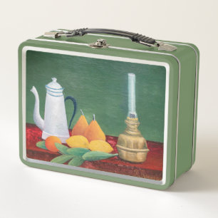 Henri Rousseau - Stillleben mit Kaffeekanne Metall Brotdose
