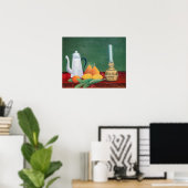 Henri Rousseau - Stillleben mit Kaffeekanne Poster (Heimbüro)