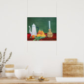 Henri Rousseau - Stillleben mit Kaffeekanne Poster (Küche)