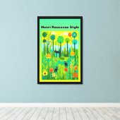 Henri Rousseau Style Leinwanddruck (Insitu (Holzboden))