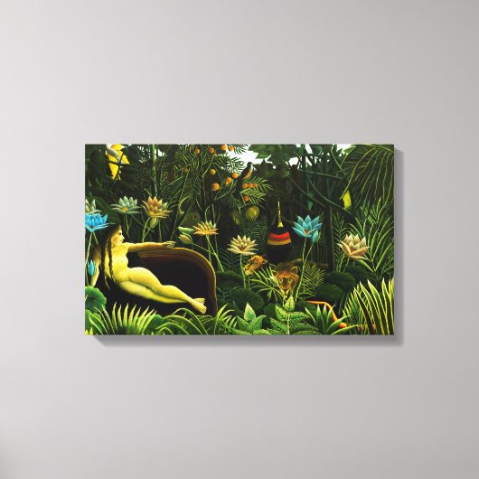 Henri Rousseau The Dream Canvas Print Leinwanddruck (Vorderseite)
