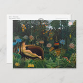 Henri Rousseau The Dream CC0691 Naïvist Postcard Postkarte (Vorne/Hinten)