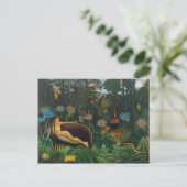 Henri Rousseau The Dream CC0691 Naïvist Postcard Postkarte (Stehend Vorderseite)