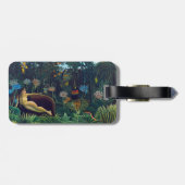 Henri Rousseau - The Dream / Le Reve - QR-Code Gepäckanhänger (Rückseite horizontal)