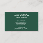 Henri Rousseau - The Dream / Le Reve - QR-Code Visitenkarte (Rückseite)