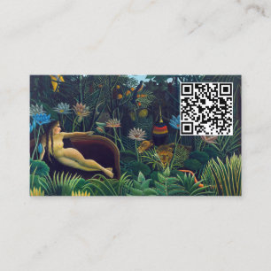 Henri Rousseau - The Dream / Le Reve - QR-Code Visitenkarte