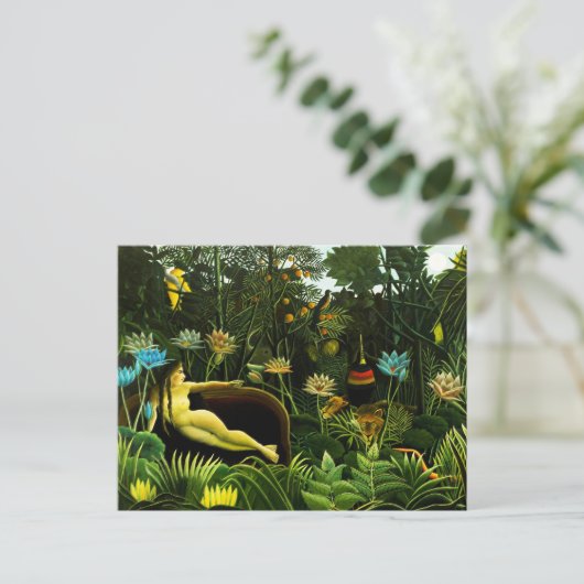 Henri Rousseau The Dream Postcard Postkarte (Stehend Vorderseite)